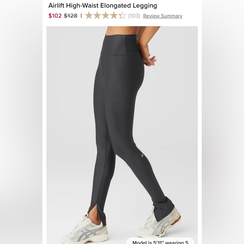 Alo Yoga Airlift High-Waist Elongated Legging